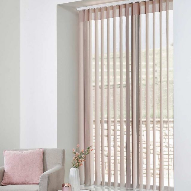 Nordic Taupe Vertex Blinds