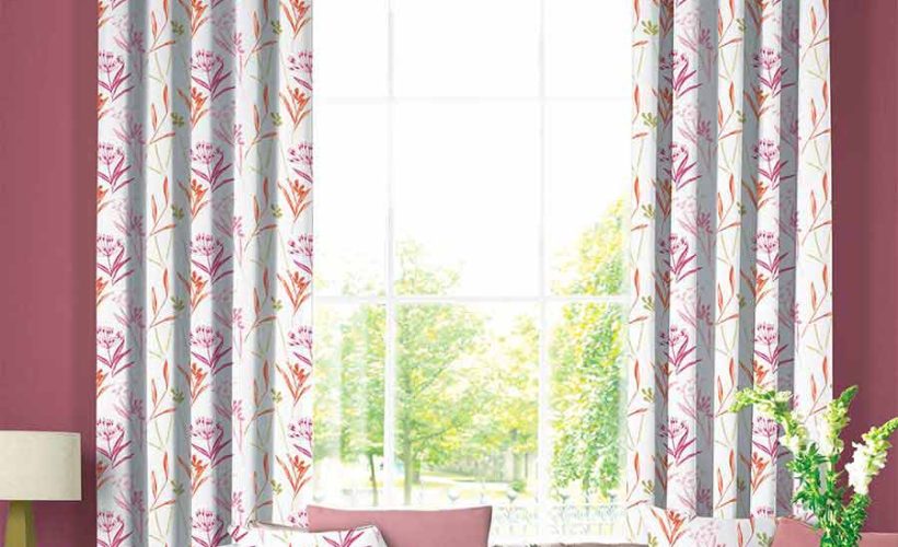 MEADOW-LAVENDAR-Silky-Pink-curtain-1